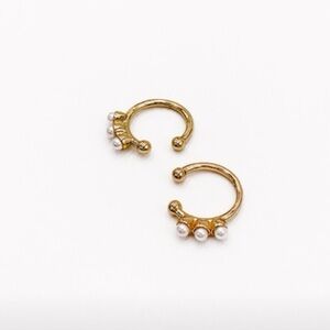 J Bubs pearl ear cuffs